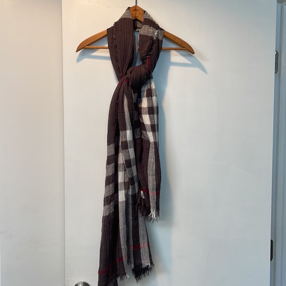 Octavia Amare Plaid Oblong Scarf